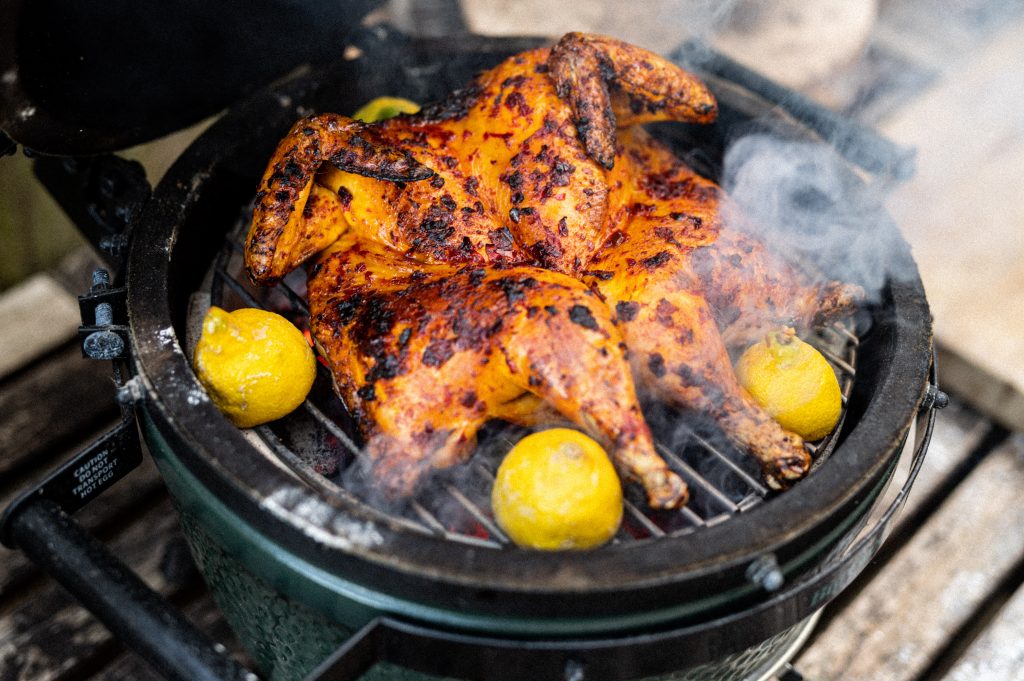 How to barbecue meat | Pipers Farm chicken on the barbecue