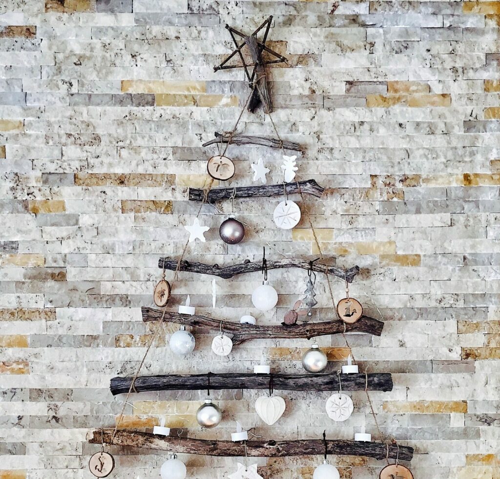 DIY eco-friendly Christmas tree