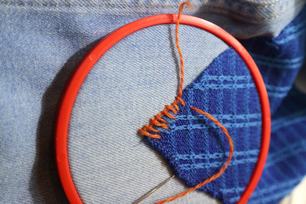 Visible mending | mindful New Year's resolution ideas