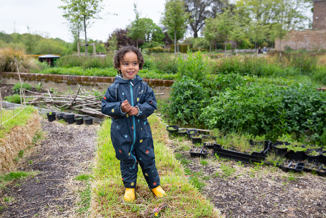 My Little Green Wardrobe | Boy in onesie outwear