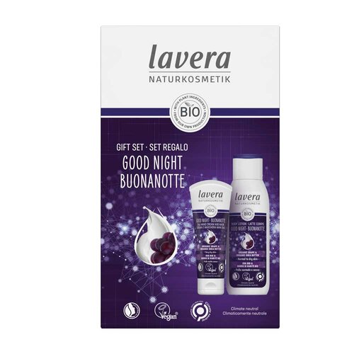 lavera goonight gift set | organic skincare