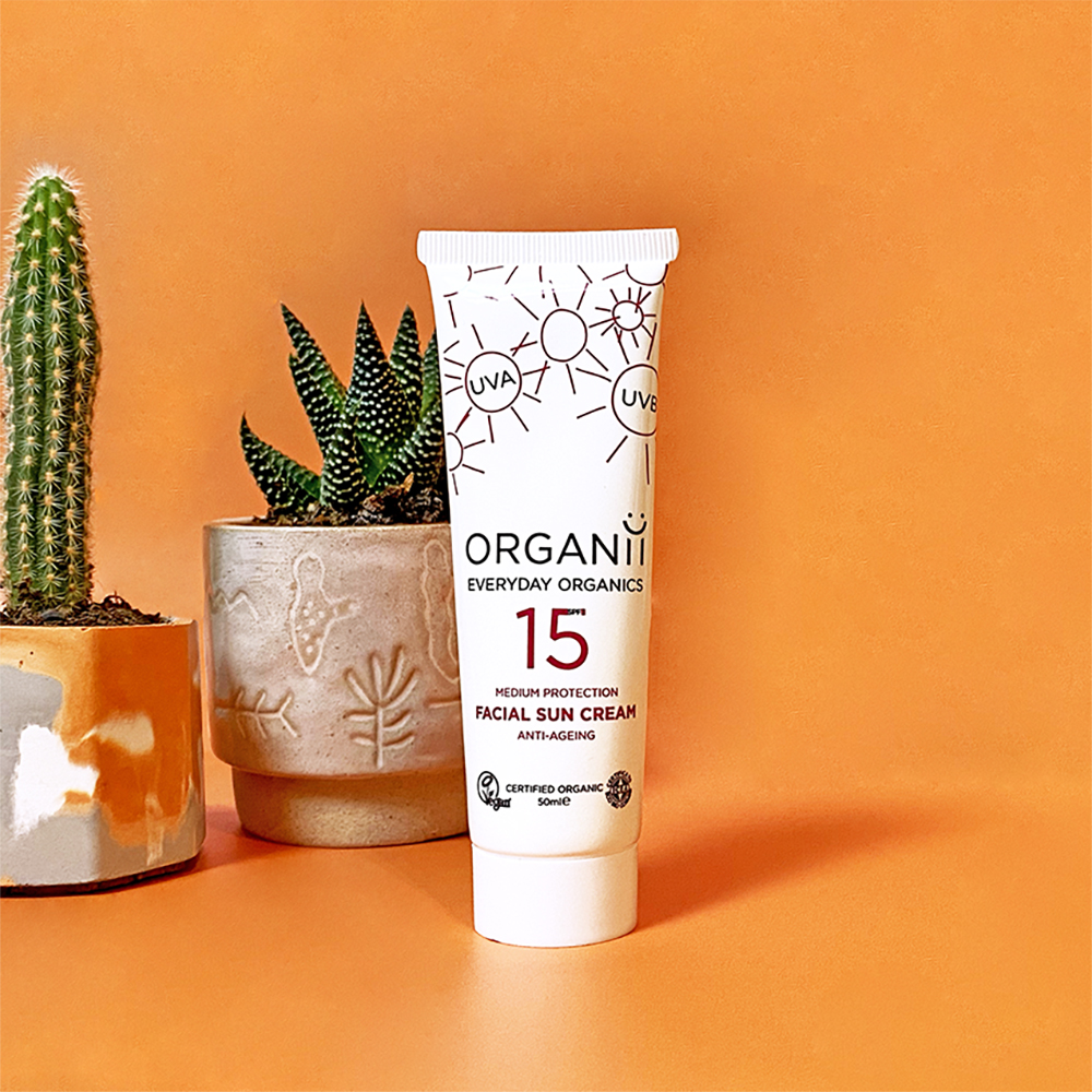 Organii factor 15 mineral sunscreen | organic face creams