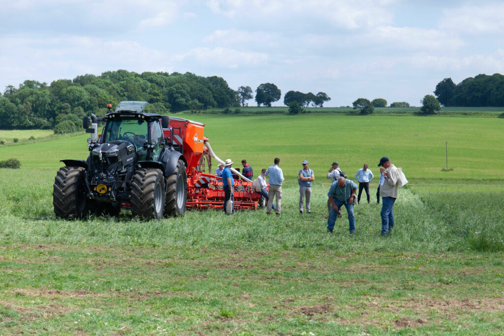 Groundswell farmers event |  tractor in a field