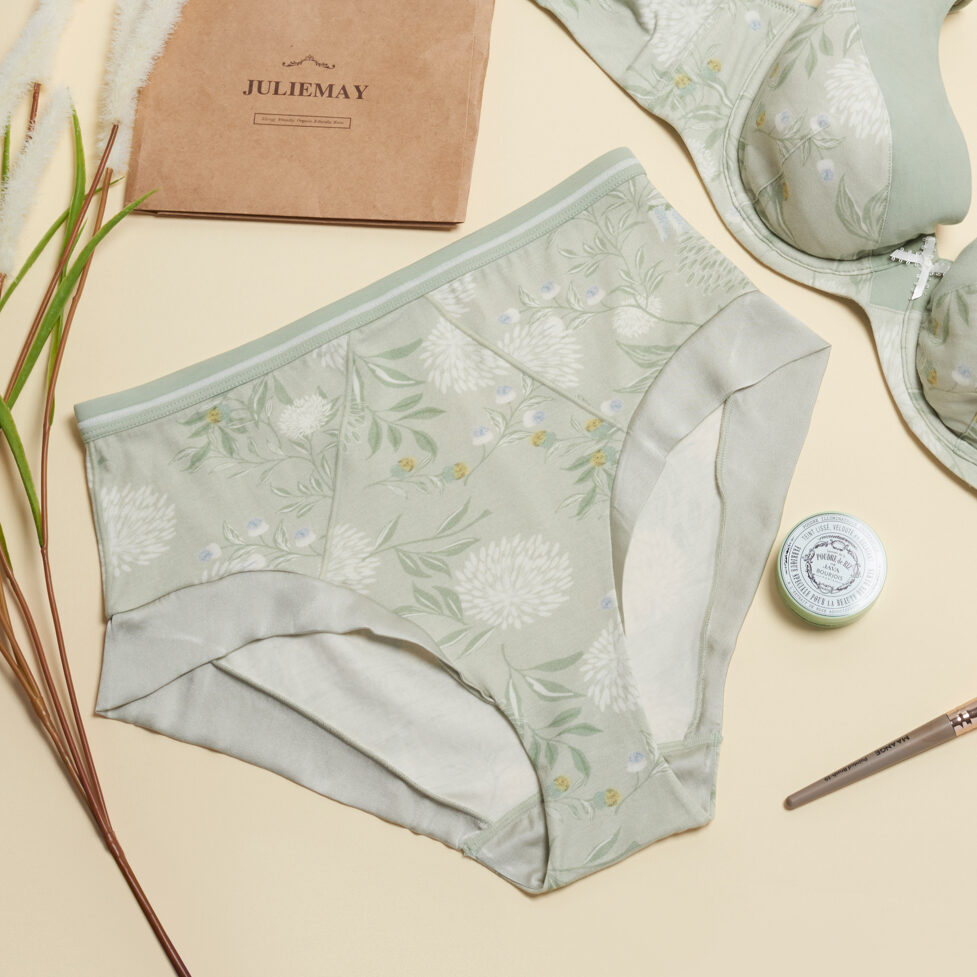 Sunbleached Floral Silk & Organic Cotton Supportive Bra – Juliemay