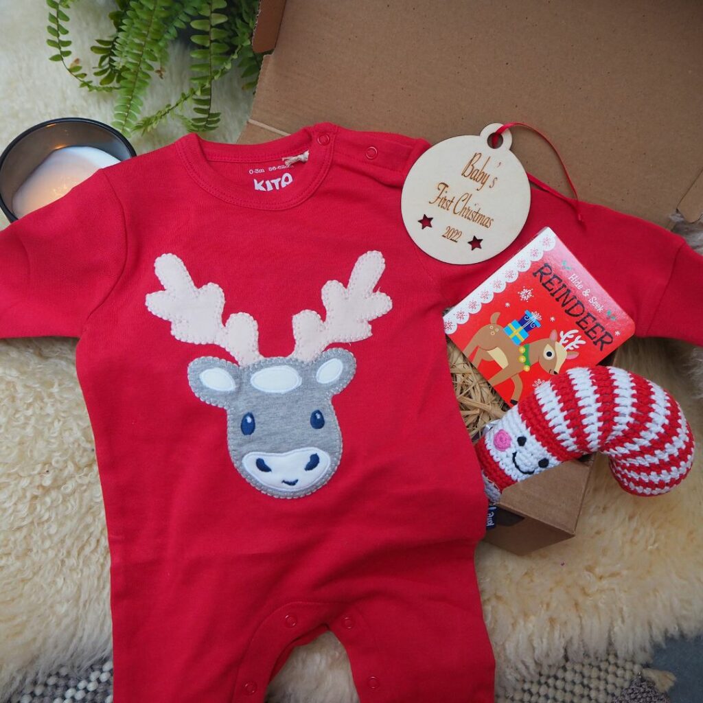 Baby's first Christmas box set | My lLittle Green Wardrobe