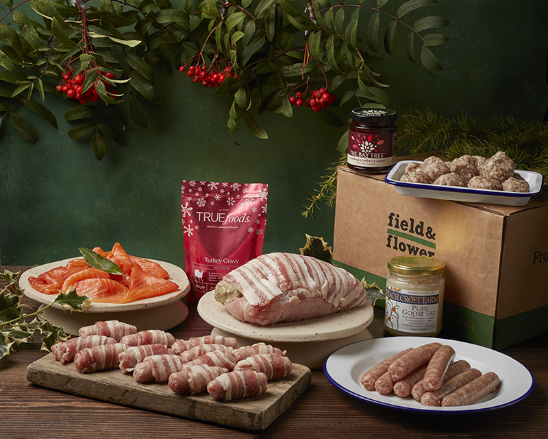 field&flower Christmas Day food box