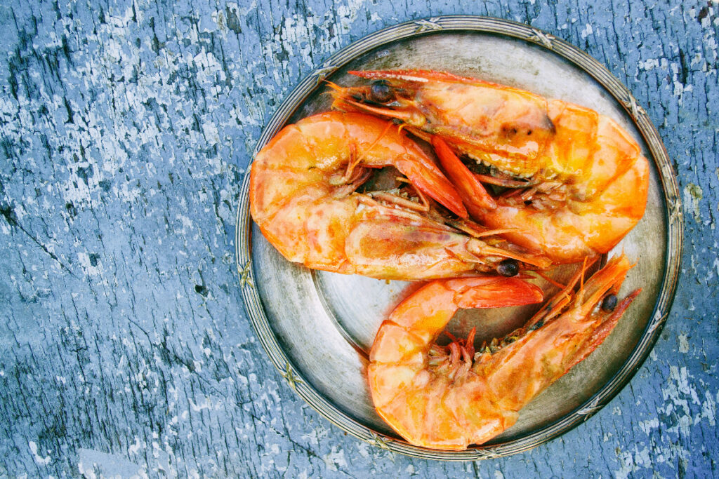 Cooked prawns | sustainable prawns