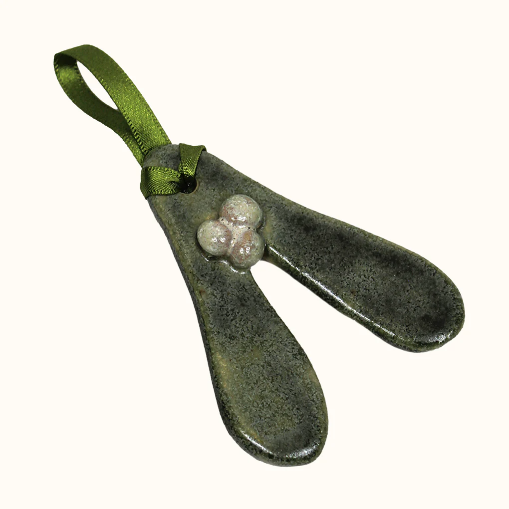 Kiss Me Under The Mistletoe! Hanging Christmas Decoration