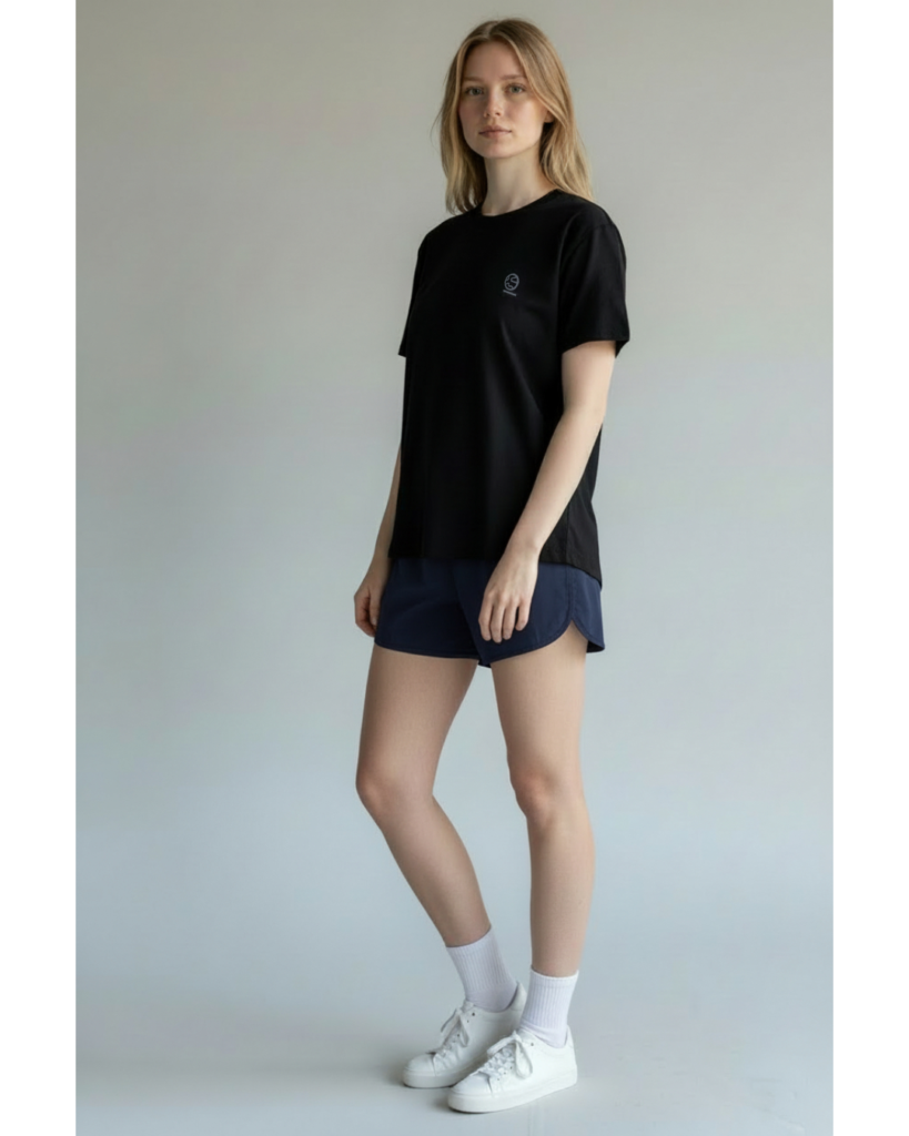 Black Plastic-Free T-shirt