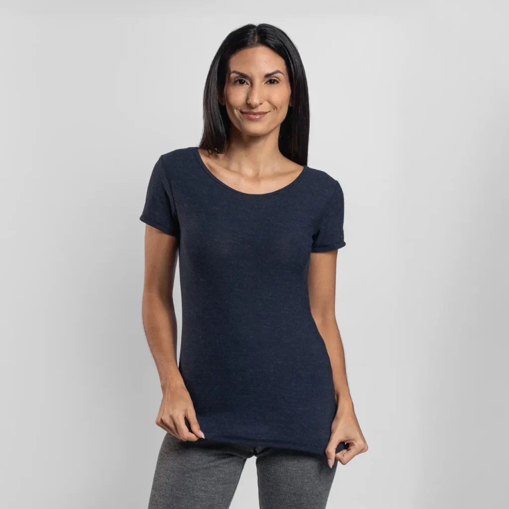 Arms of Andes womens alpaca natural tshirt
