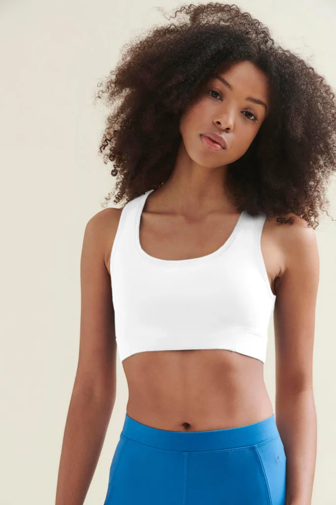 Diamond White Organic Control Bra
